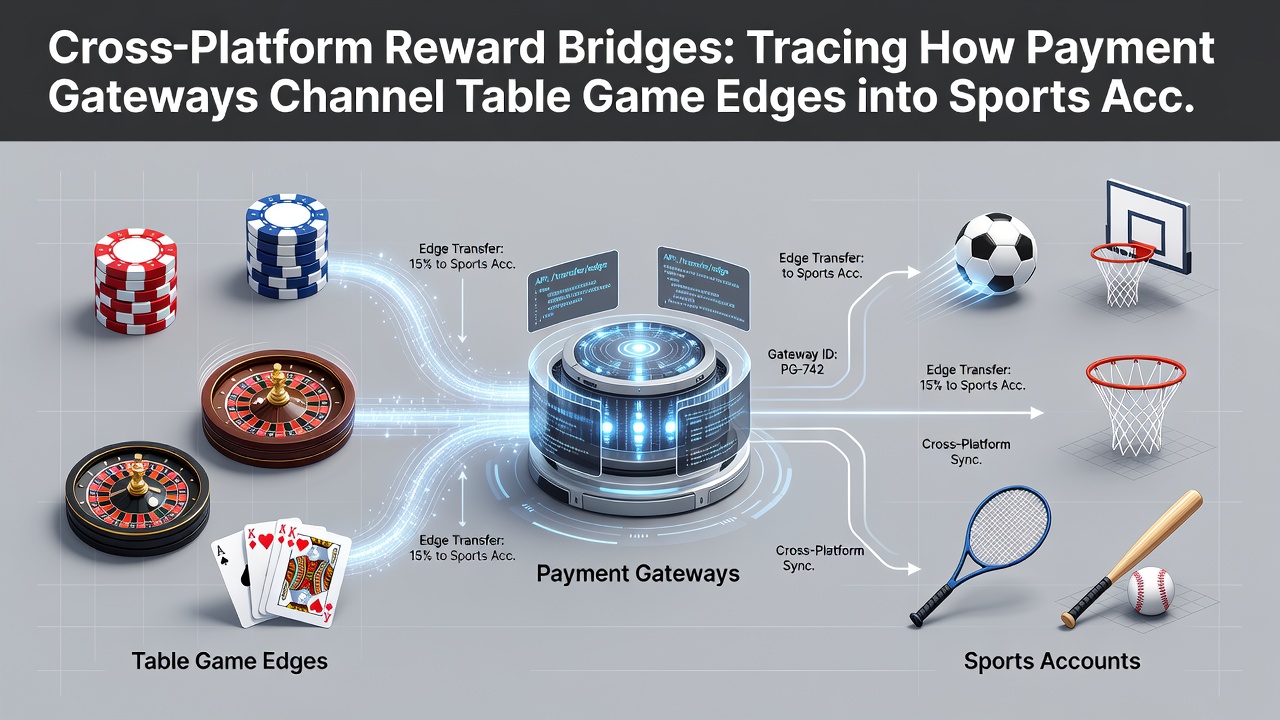 Mobile interface showing reward balances moving from table games into sports accumulators and jackpot contributions