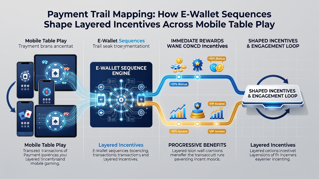 Visualization of layered incentive structures triggered by e-wallet payment sequences